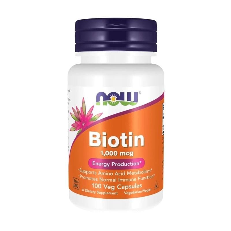 Biotin NOW, 1000 µg (100 kapszula)