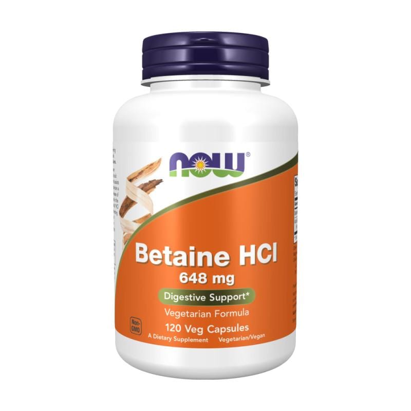Betain HCl NOW (120 kapszula)