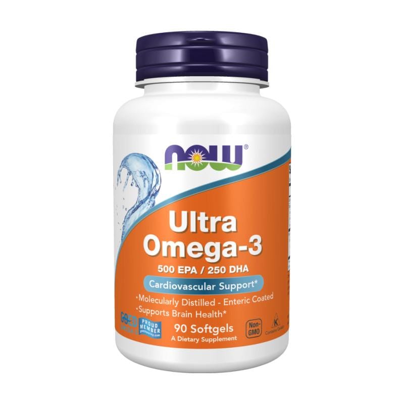 Omega 3 Ultra NOW, 1000 mg (90 lágyzselatin kapszula)