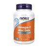 Omega-3 NOW, 500 mg (180 kis méretű lágyzselatin kapszula)