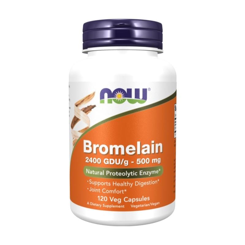 Bromelain NOW, 500 mg (120 kapszula)