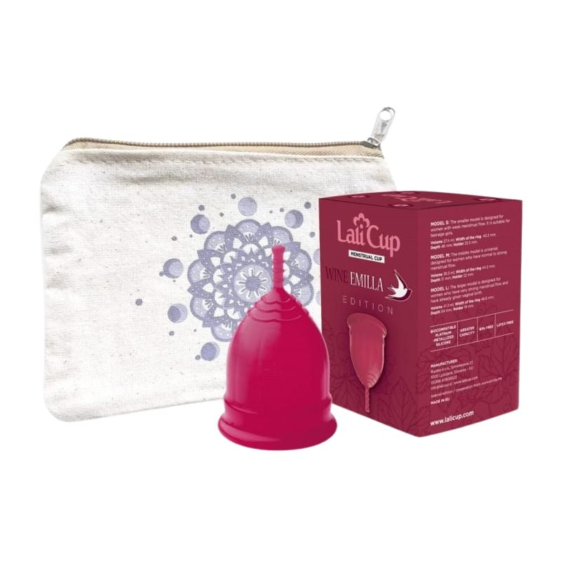 Lila menstruációs kehely LaliCup (S, M, L, XL)