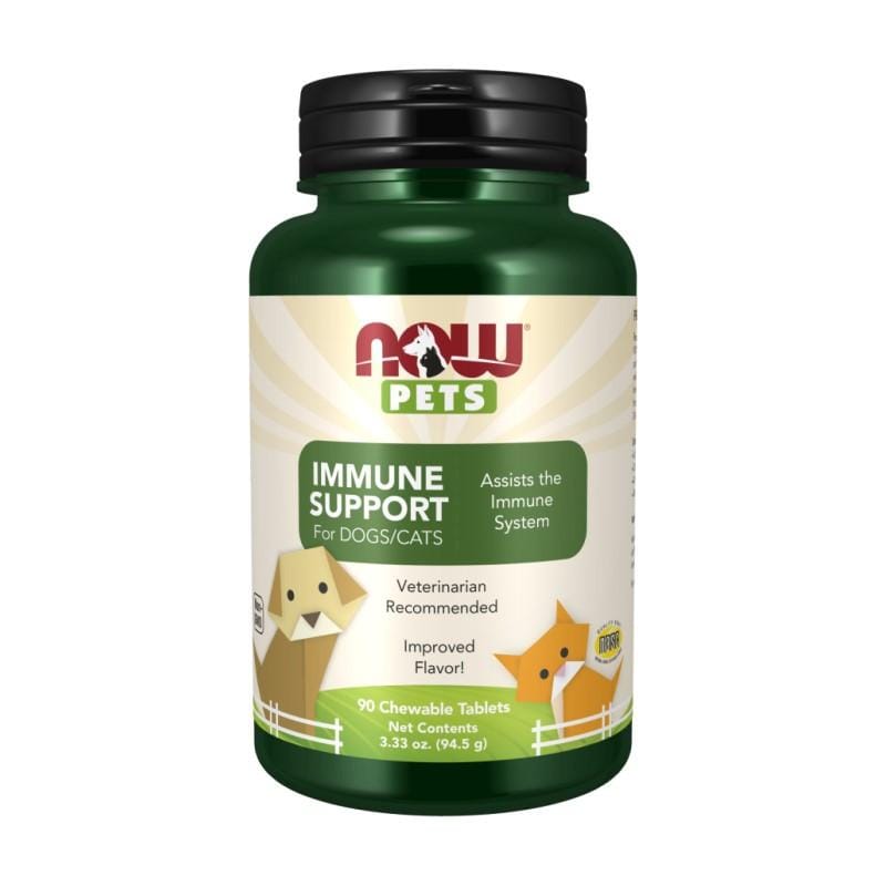 Az immunrendszer támogatása kutyáknak és macskáknak NOW Pets (90 rágótabletta)