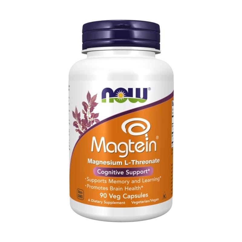 Magtein - Magnézium-L-treonát NOW (90 kapszula)
