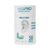 Habszivacs füldugók Tube50 – menta színben, Haspro (100 darab)