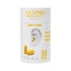 Habszivacs füldugók Tube50 – sárga, Haspro (100 darab)