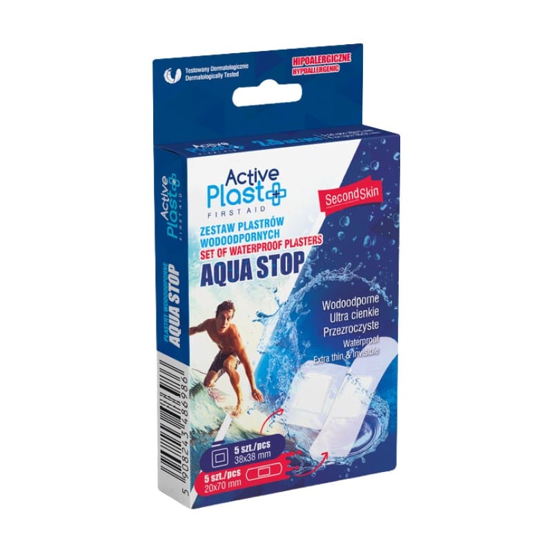 Vízálló tapasz Aqua Stop ActivePlast (10 db)