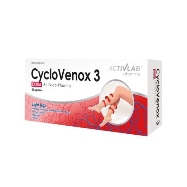 Vénák támogatása – CycloVenox 3 EXTRA Activlab Pharma (30 kapszula)