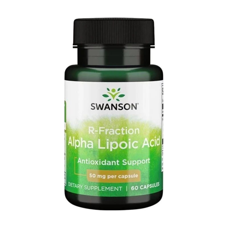 R-alfa-liponsav Swanson (R-ALA), 50 mg (60 kapszula)