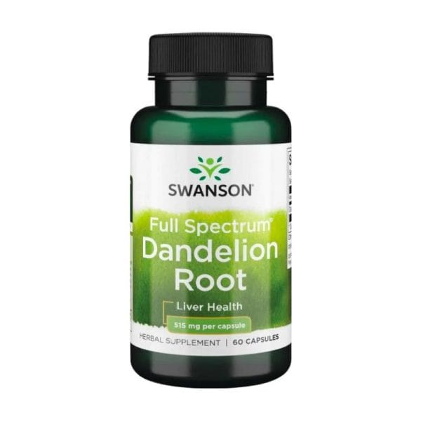 Gyermekláncfű gyökér Swanson, 515 mg (60 kapszula)