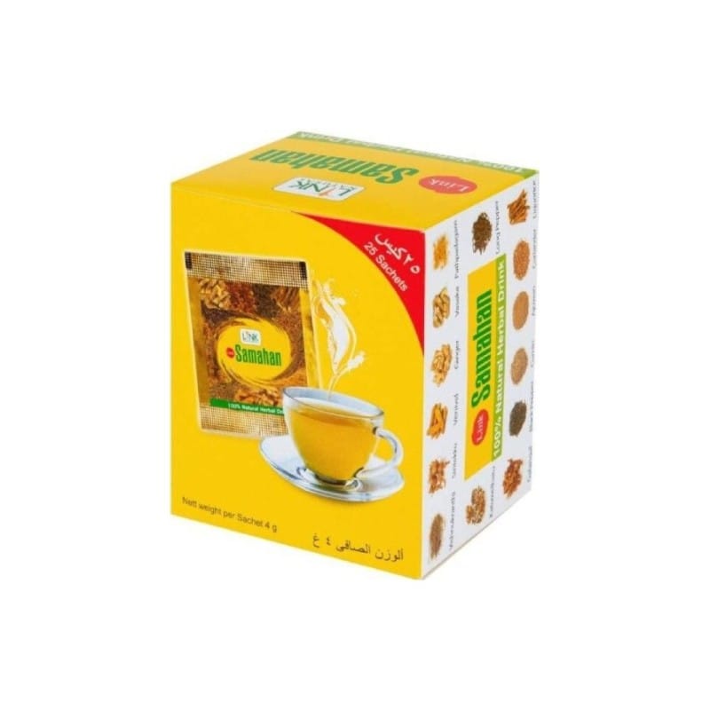 Ájurvédikus gyógynövényes ital Samahan Link (25 tasak)