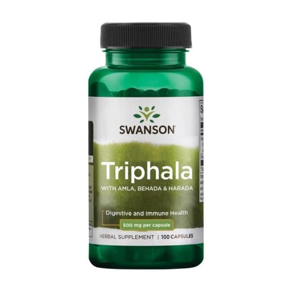 Triphala Swanson, 500 mg (100 kapszula)