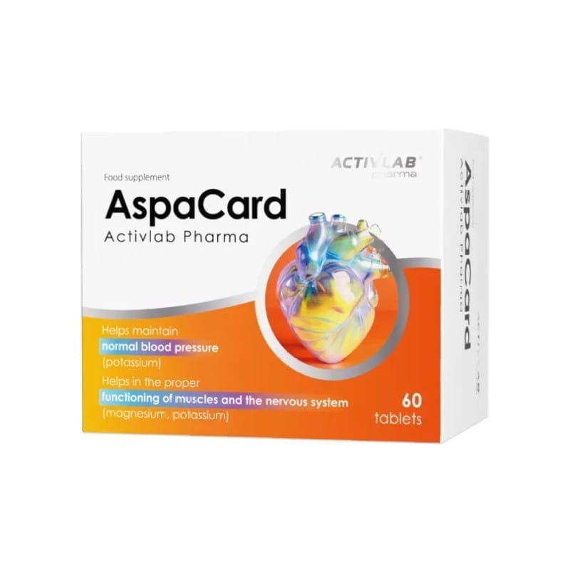 Vérnyomást támogató formula – AspaCard Activlab Pharma (60 tabletta)