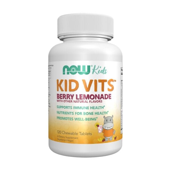 Kid Vits multivitamin gyermekeknek NOW (120 rágótabletta)