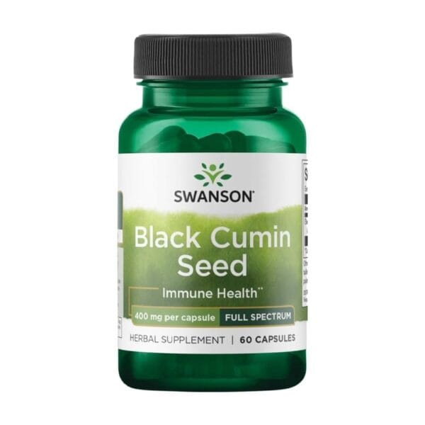Feketekömény Swanson, 400 mg (60 kapszula)