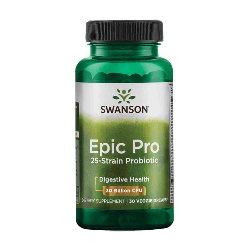 Epic Pro – 25 törzses probiotikum Swanson, 30 milliárd CFU (30 kapszula)