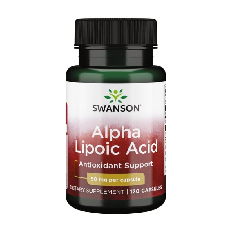 Alfa-liponsav Swanson, 50 mg (120 kapszula)