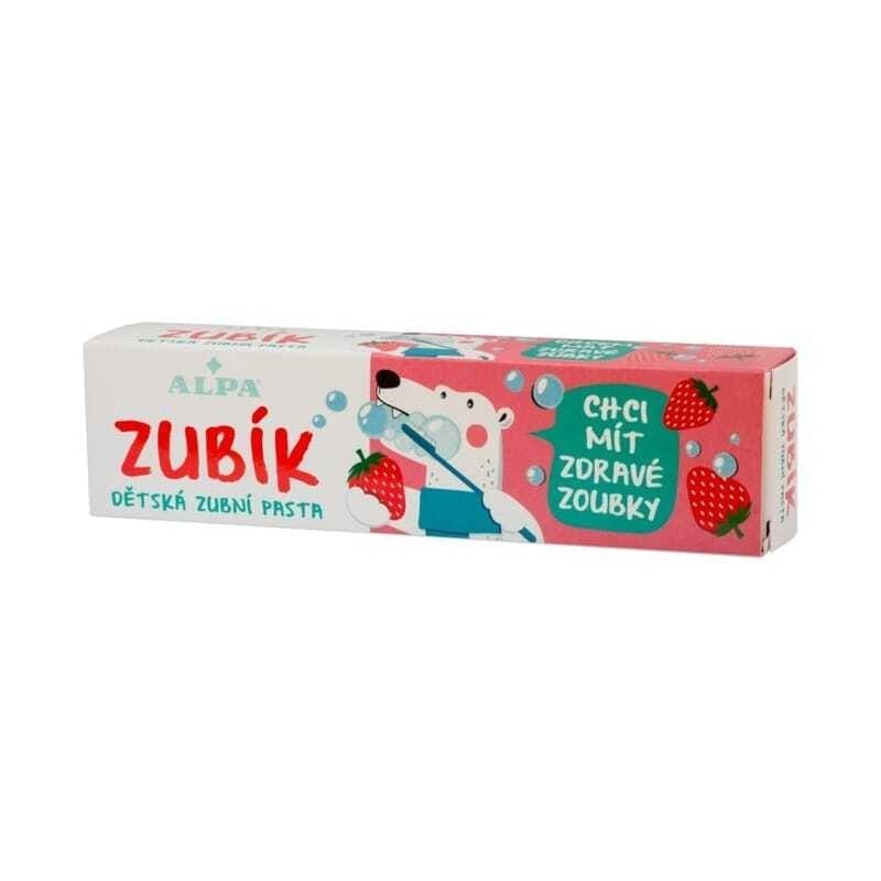 Zubik Alpa eper ízű gyermekfogkrém (60 g)