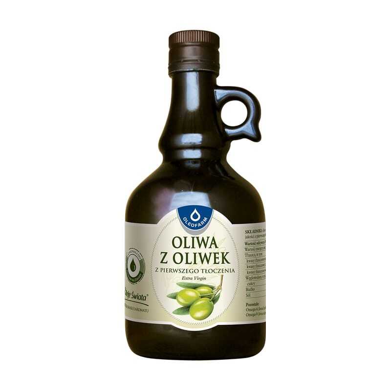 Első sajtolásból származó extra szűz olívaolaj Oleofarm (500 ml)