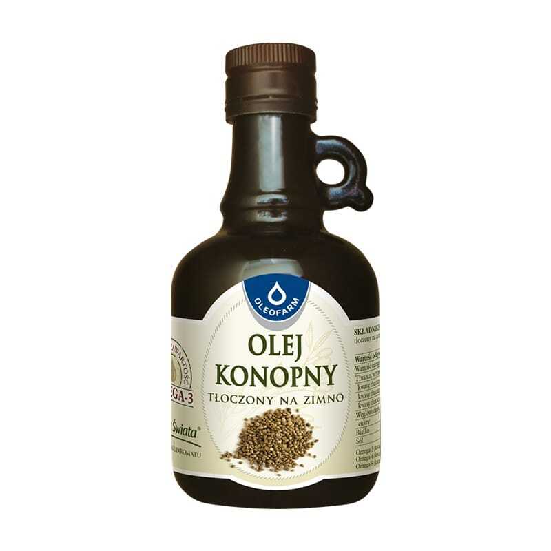 Kendermagolaj, hidegen sajtolt Oleofarm (250 ml)