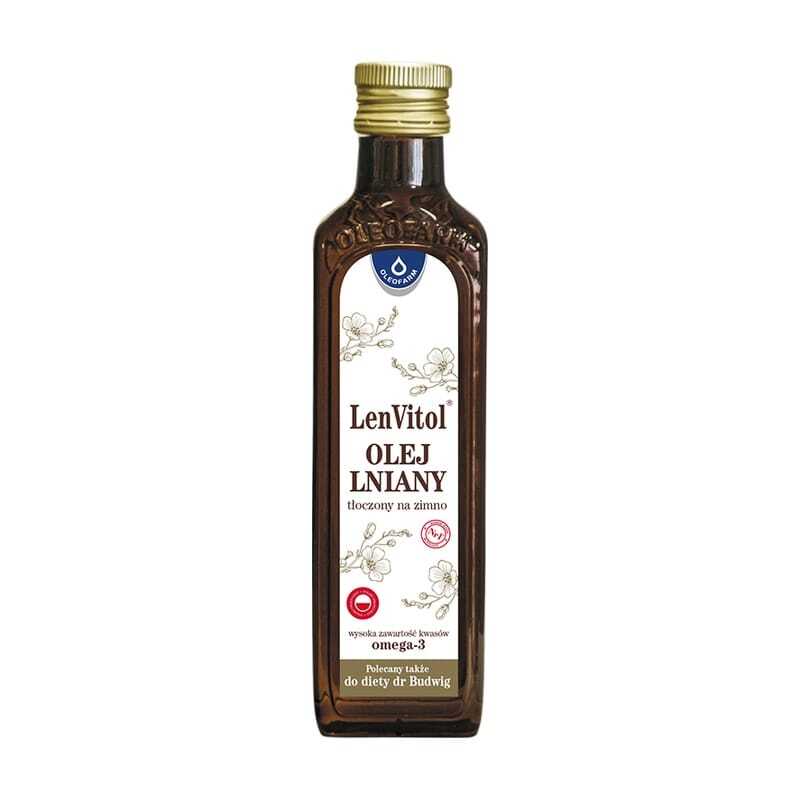 LenVitol lenmagolaj, hidegen sajtolt Oleofarm (250 ml)