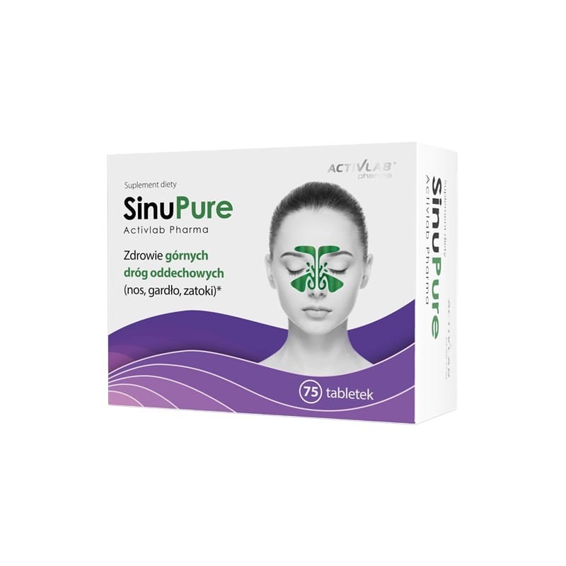 Orrmelléküreg-támogatás – SinuPure Activlab Pharma (75 tabletta)