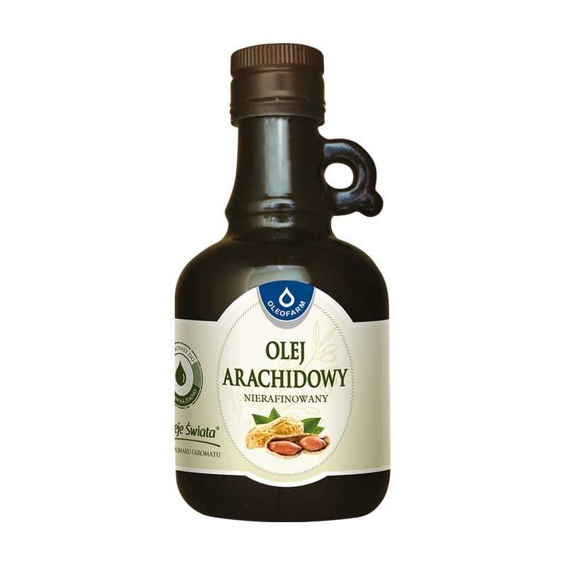 Finomítatlan földimogyoró-olaj Oleofarm (250 ml)