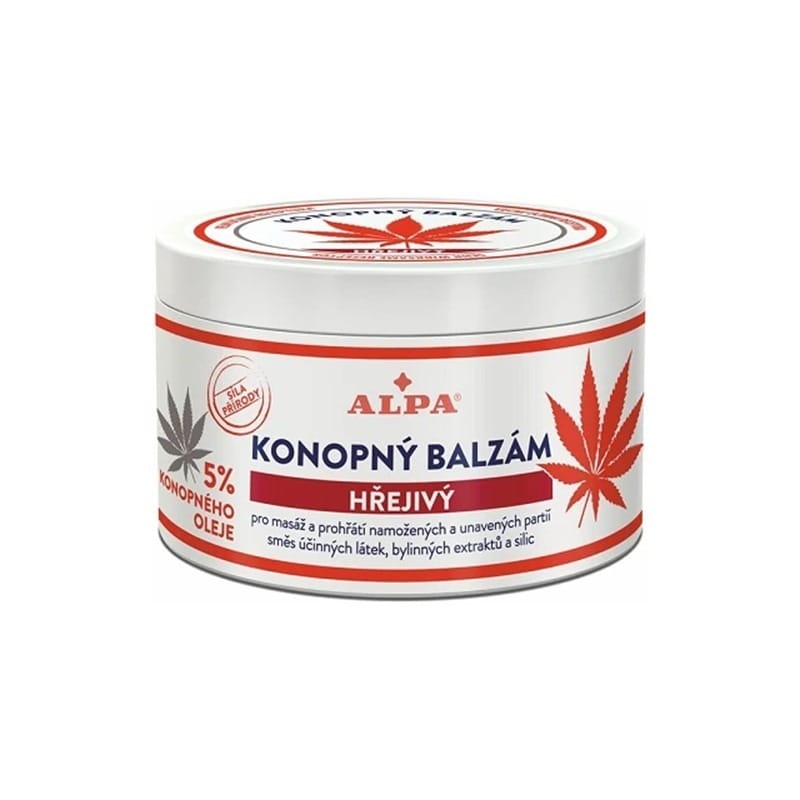 Kenderbalzsam - melegítő Alpa (250 ml)