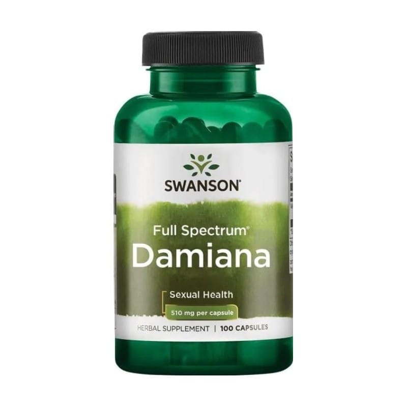 Full Spectrum Damiana Swanson, 510 mg (100 kapszula)