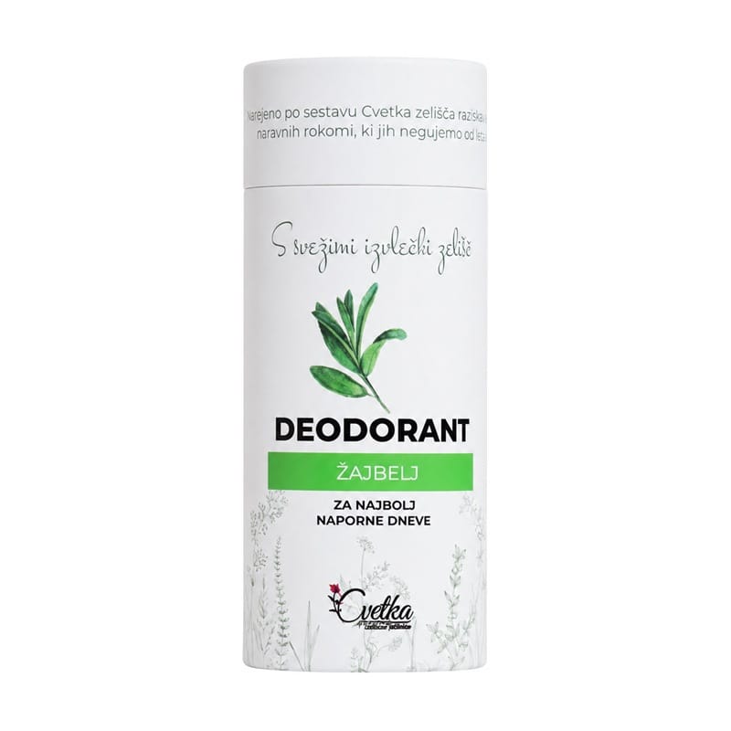 Bio gyógynövényes dezodor Zsálya sportolóknak Cvetka (50 ml)