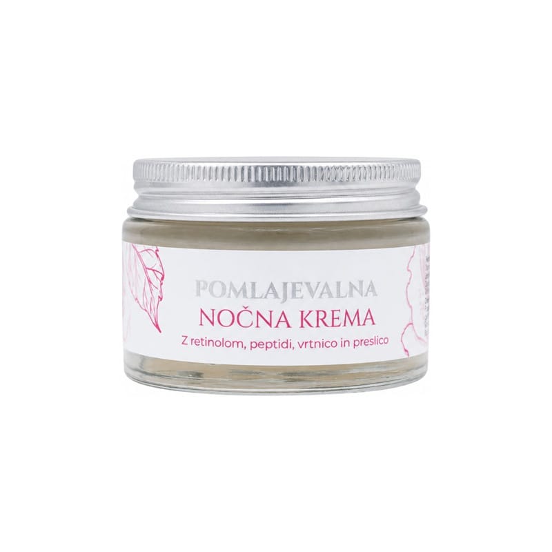 Cvetka fiatalító éjszakai arckrém rózsával (50 ml)