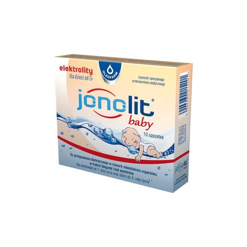 Jonolit baby – elektrolitok csecsemőknek és kisgyermekeknek Oleofarm (10 tasak)