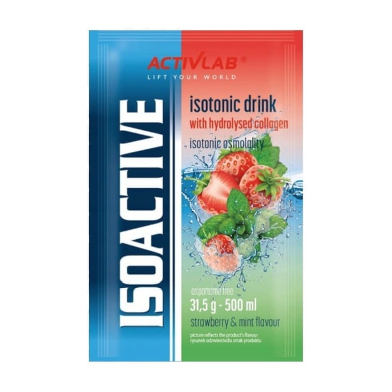 Isoactive Activlab izotóniás italpor, eper-menta (31,5 g)