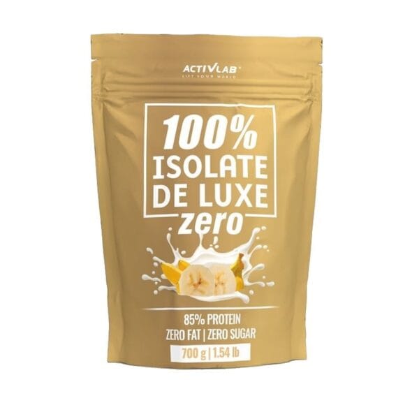 100% Isolate De Luxe fehérje banán ízben Activlab (700 g)