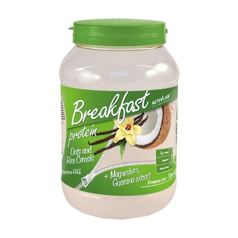 Fehérjés reggelipor – Protein Breakfast Activlab, kókusz-vanília ízben (1000 g)