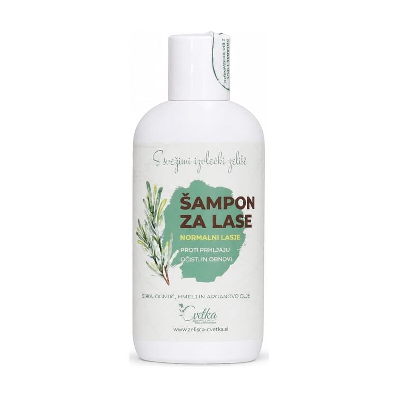 Normál hajra való sampon Cvetka (250 ml)