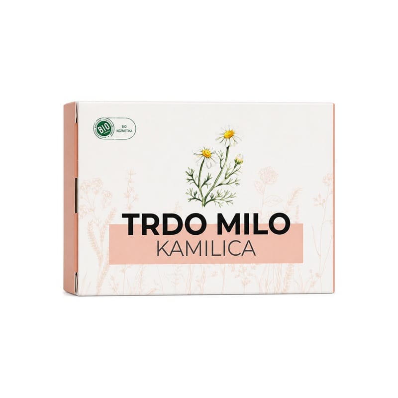 Bio szilárd szappan kamillával és kecsketejjel Cvetka (100 g)