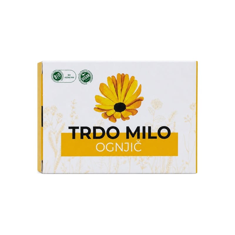 Bio körömvirágos szilárd szappan Cvetka (100 g)