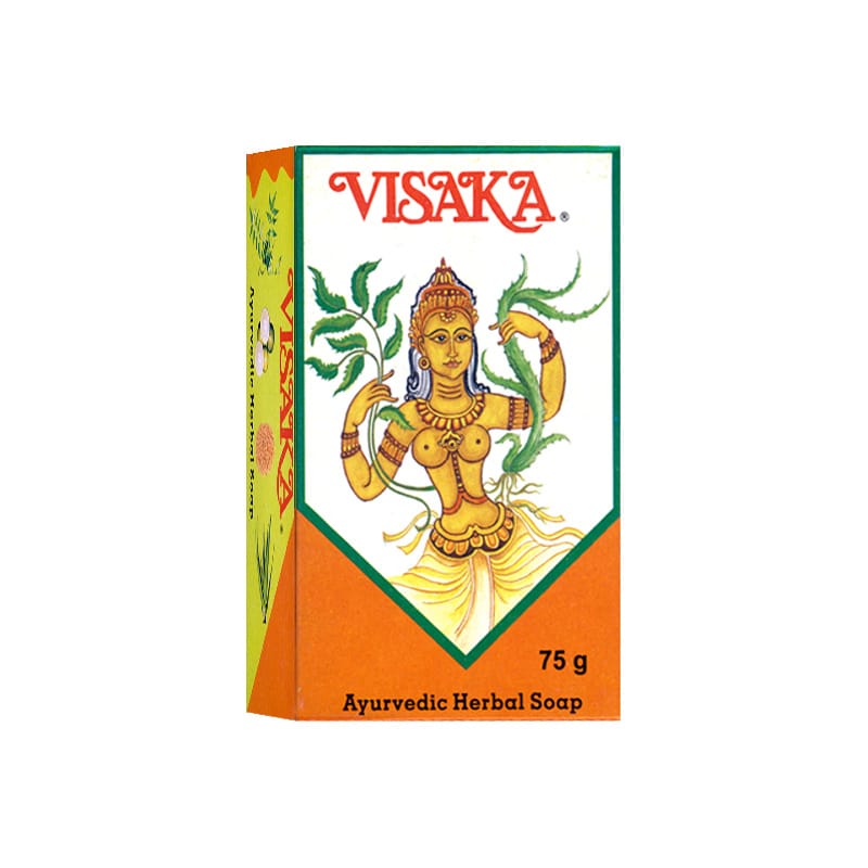 Ájurvédikus gyógynövényes szappan VISAKA Siddhalepa (75 g)