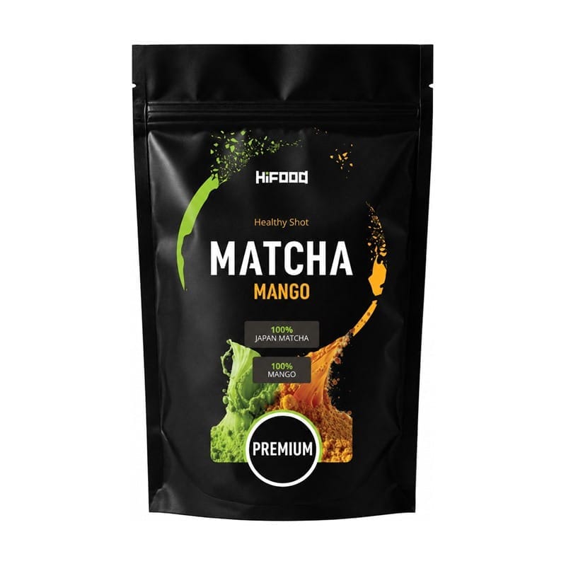 Matcha liofilizált mangóval HiFOOD (50 g)