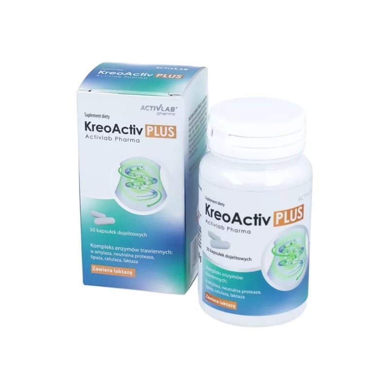 Emésztőenzimek – KreoActiv Plus Activlab Pharma (50 kapszula)